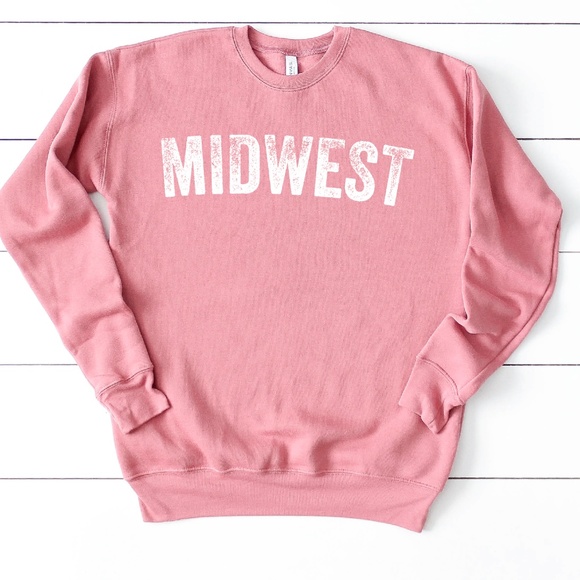 COPY - Mauve Midwest Sweatshirt - Picture 1 of 1